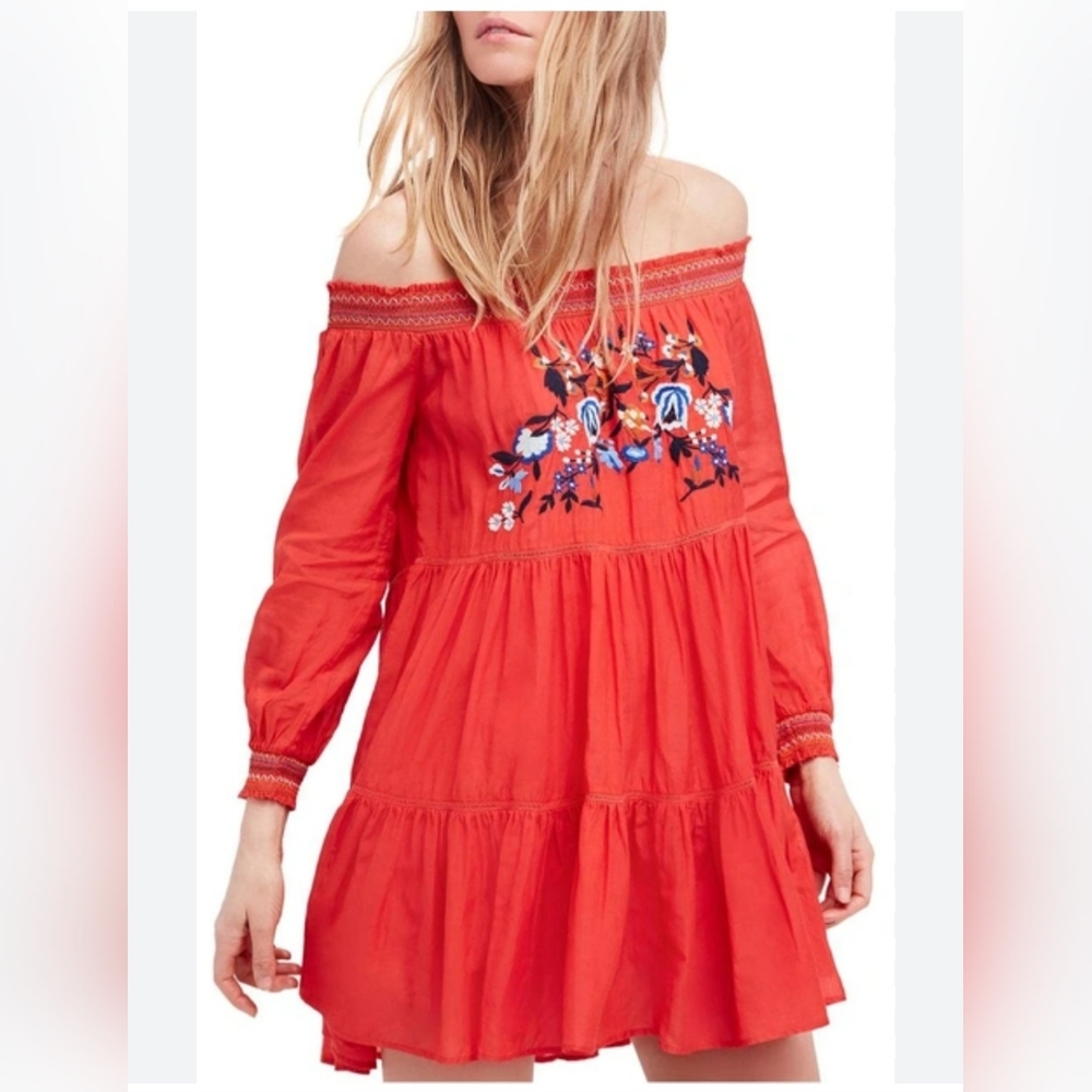 Free People Midi Floral Dress